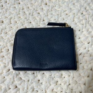 Navy Fossil Wallet